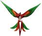 Preview: Hängevogel, Kolibri (rot-gelb-grün)